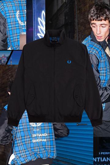 Fred Perry J2837 Miesten Takki Mustat | FI 1852EBCX